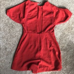 Rust Dress with shorts in the back / open back